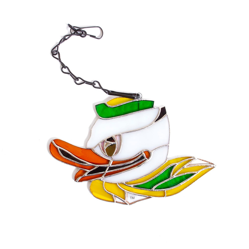 Ducks Spirit, Green, Wall Art & Clocks, Glass, Home & Auto, 6"x4", The Duck Store, Stained Glass, Sign, 741728